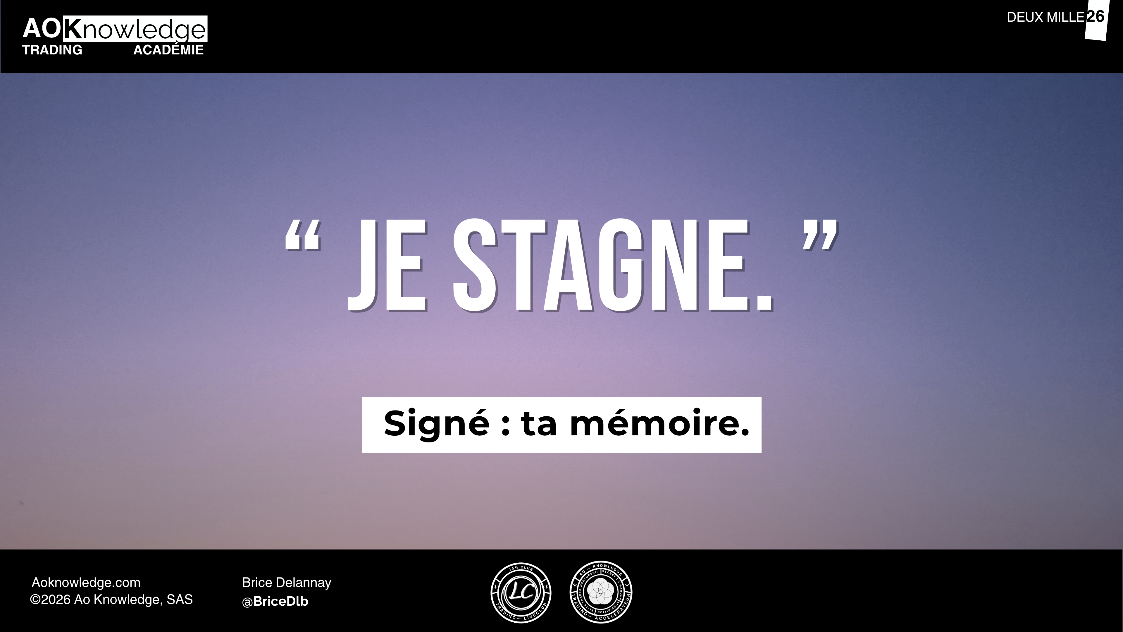 Journaling en trading : la sensation de stagner cache un manque de trace écrite