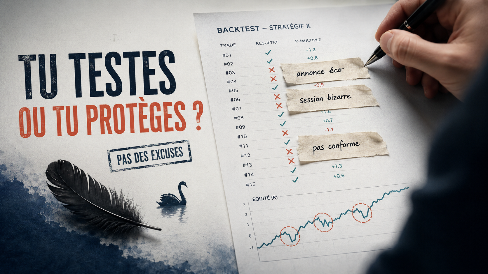 Le test que ta stratégie de trading doit pouvoir échouer